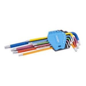 Набір ключів TORX XTline XT0820 T10–T50, 9 шт, подовжені з кулькою (CrV)